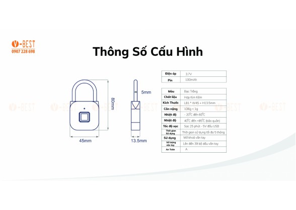KHOÁ VÂN TAY (FINGERPRINT LOCK)
