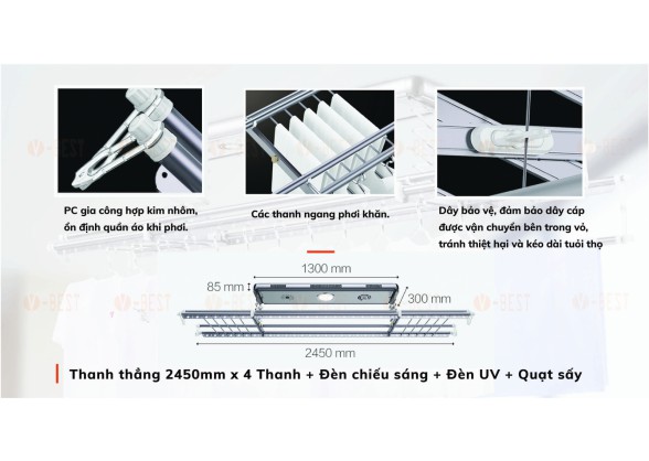 GIÀN PHƠI TỰ ĐỘNG V0335