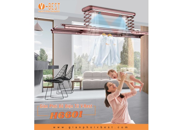 GIÀN PHƠI ĐIỆN TỬ H6601