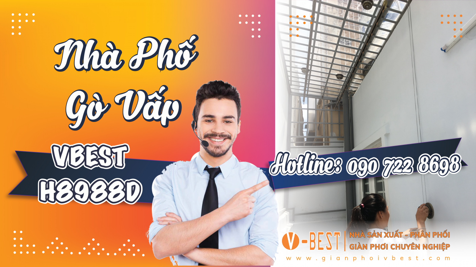 giàn phơi kéo tay