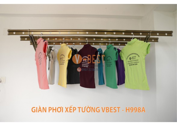 GIÀN PHƠI XẾP TƯỜNG H998A
