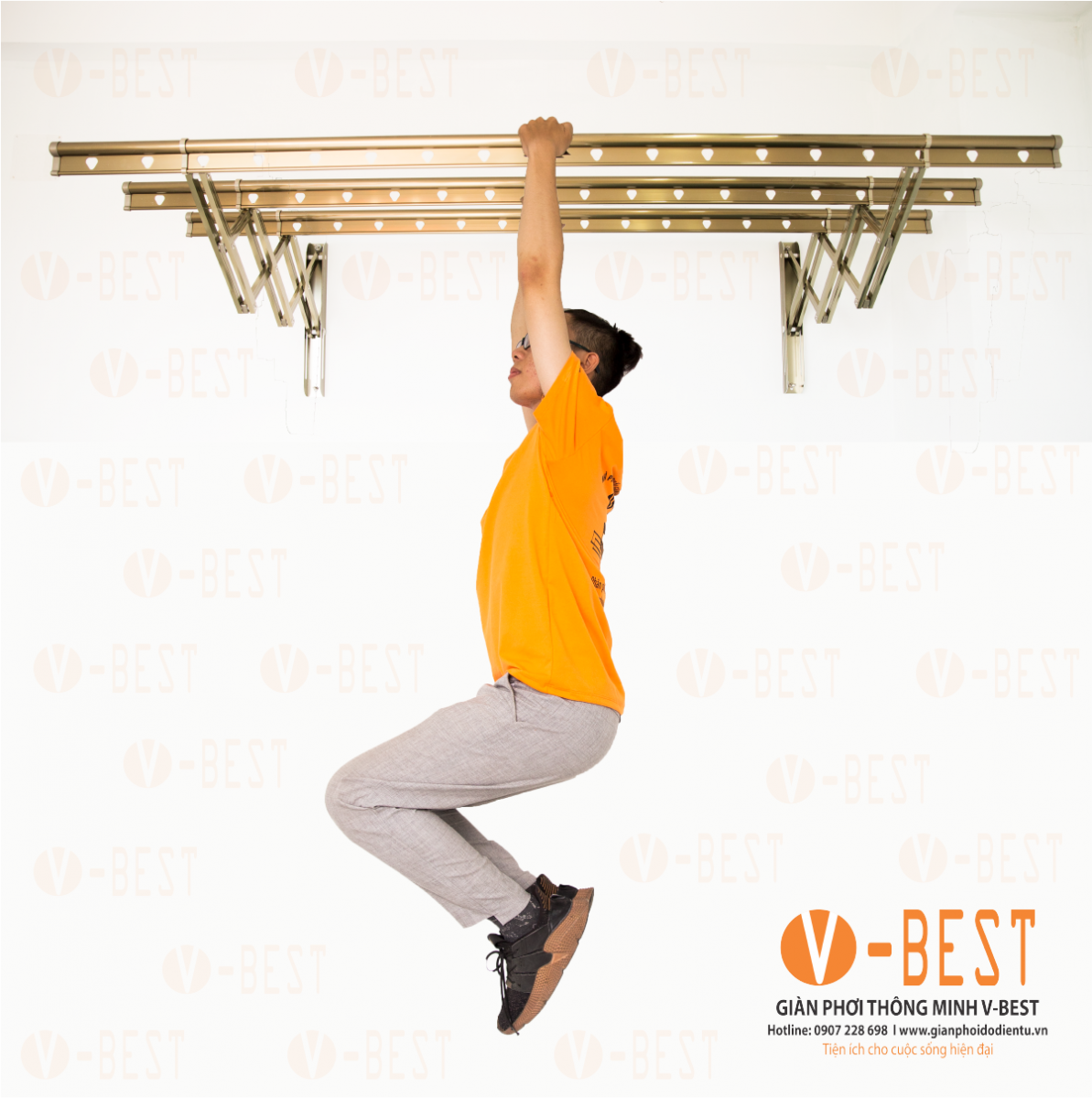 giàn phơi xếp tay