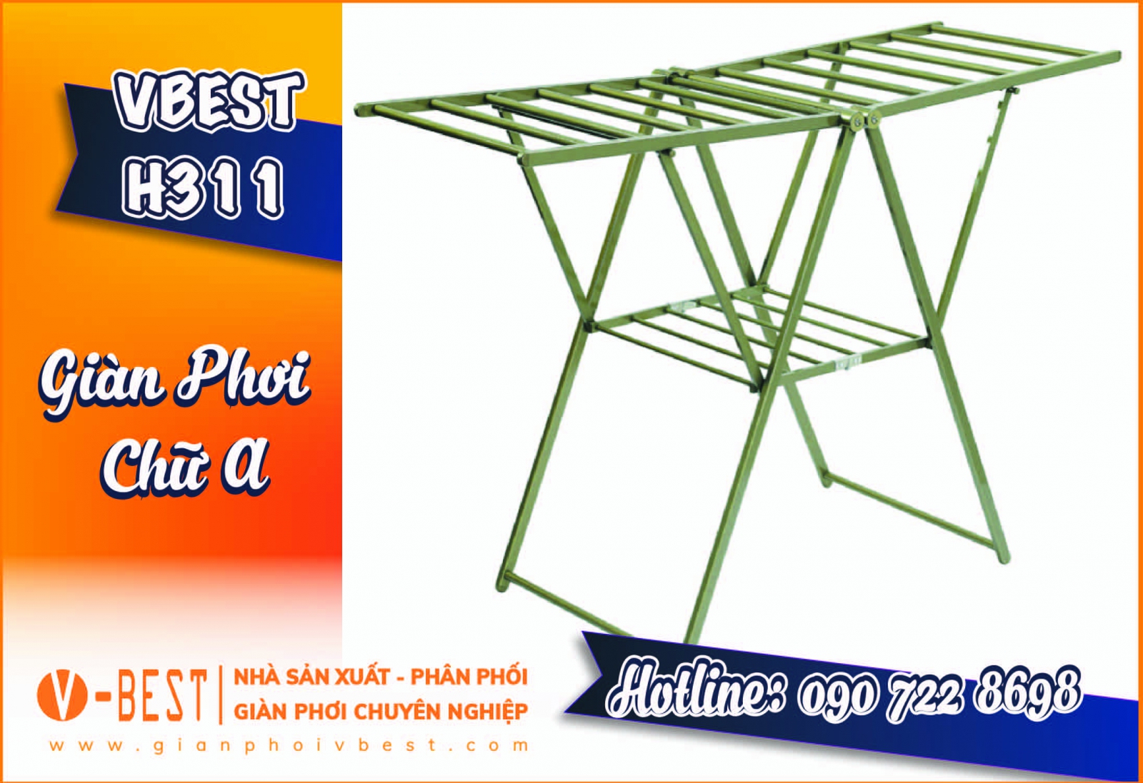 giàn phơi chữ A
