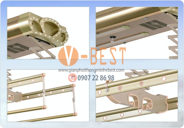 giàn phơi điện tử H6111