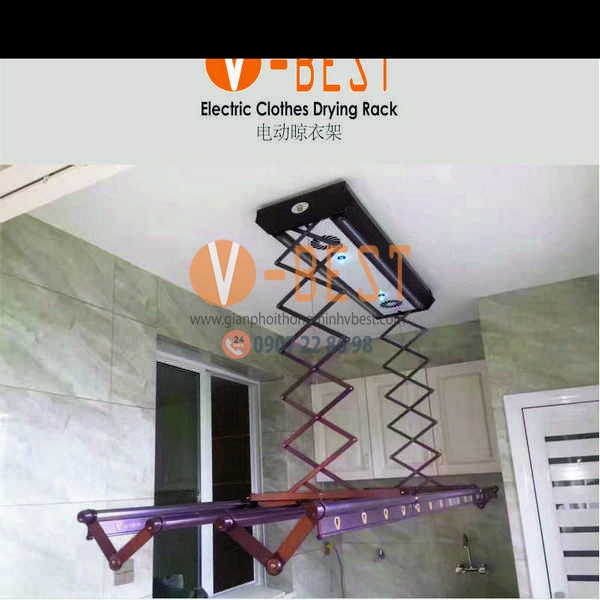 Giàn phơi điện tử H666