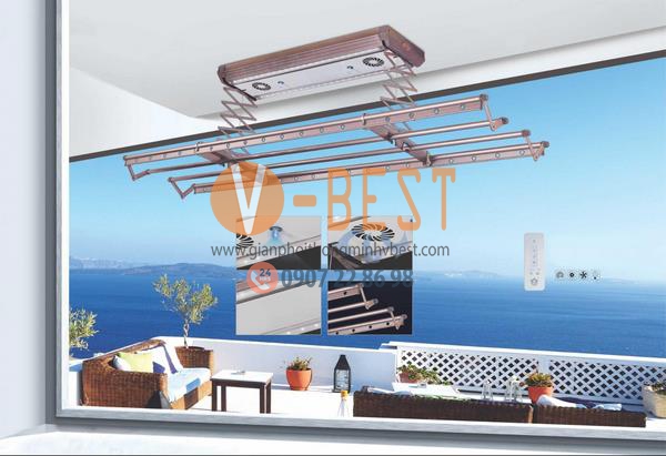 Giàn phơi điện tử H666