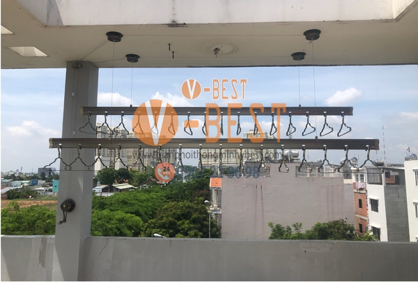 Giàn phơi quay tay H8988D