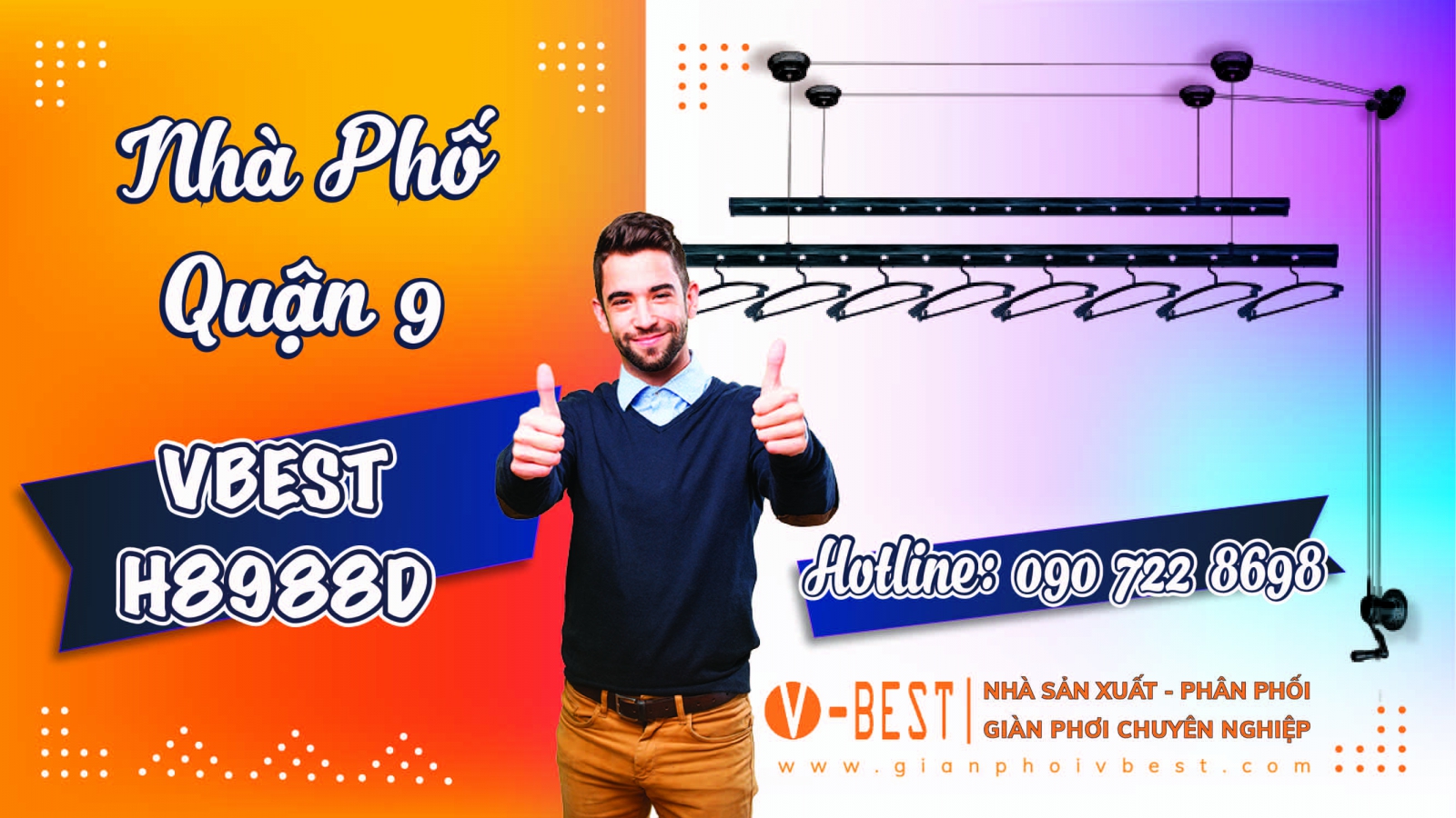 giàn phơi kéo tay